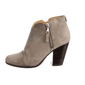 RAG & BONE Margot Suede Side Zip Heeled Booties